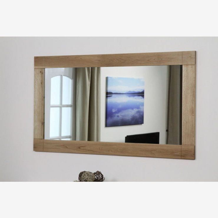 Mirror Wall With Well Known Natural Oak Veneer Wall Mirrors (View 7 of 15)