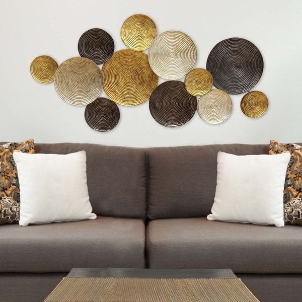 Mmulti Color Metal Wall Art For 2017 Shop Stratton Home Decor Multi Circles Wall Decor – Overstock –  (View 3 of 15)