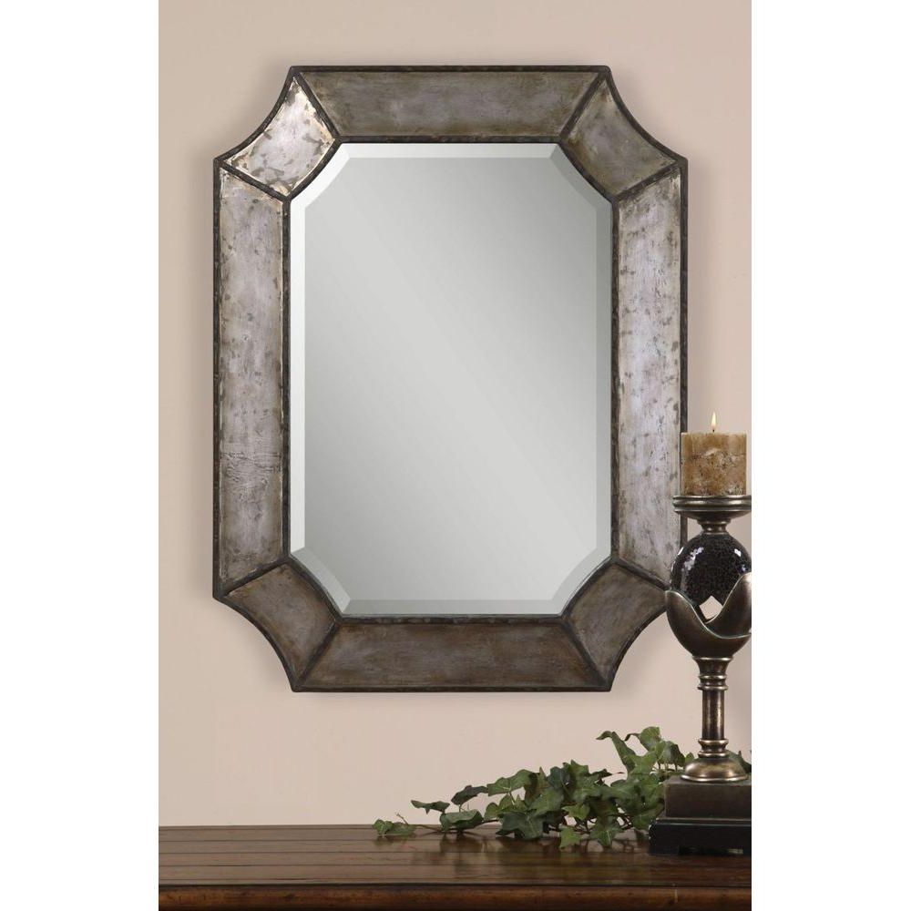 Most Current Brass Iron Framed Wall Mirrors For Global Direct 24 In. X 32 In (View 5 of 15)
