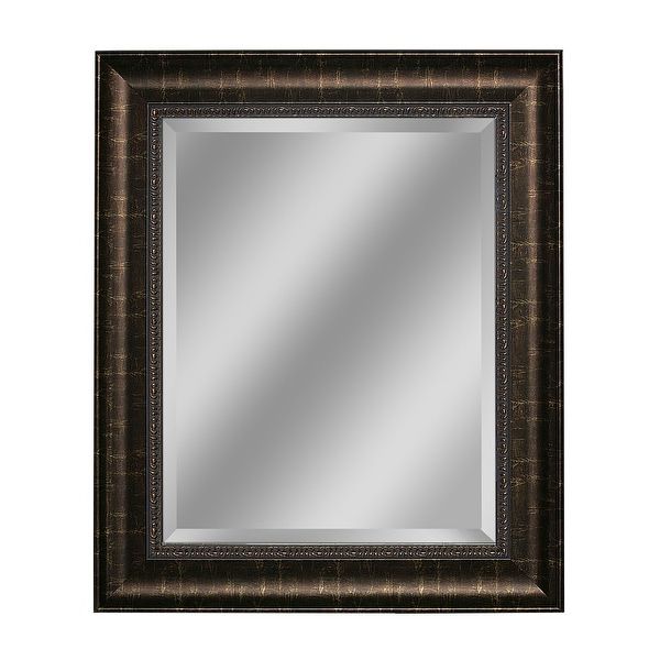 Most Current Distressed Bronze Wall Mirrors In Headwest Distressed Embossed Bronze Wall Mirror – Bronze/black –  (View 15 of 15)