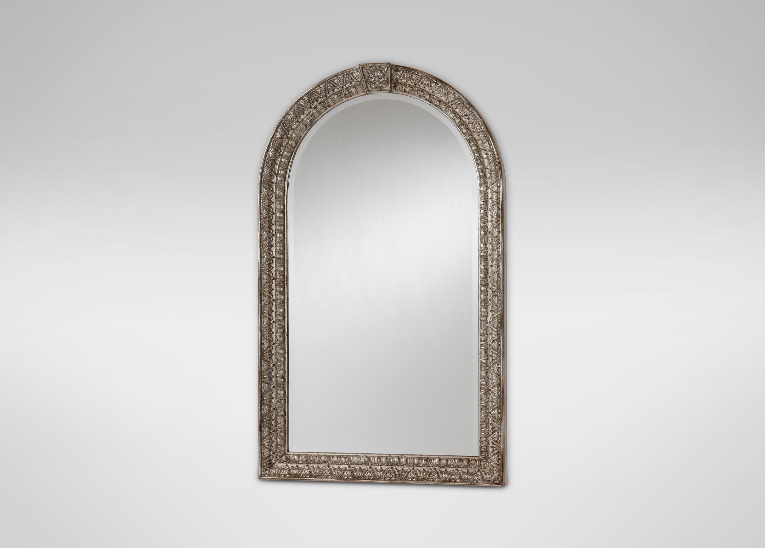 Most Popular Silver Arch Mirrors Intended For Antique Silver Arched Mirror (View 6 of 15)
