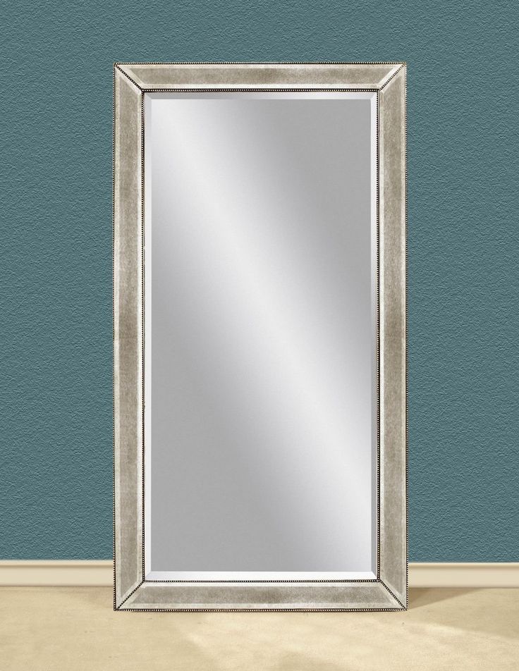 Most Recent Amazon – Bassett Mirror Murano Beaded Antique Leaner Mirror In With Regard To Glam Silver Leaf Beaded Wall Mirrors (View 1 of 15)