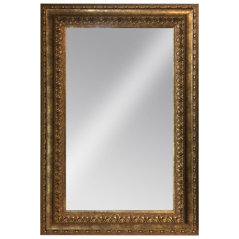 Most Recently Released Amazon: Raphael Rozen , Classic, Vintage, Hanging Framed Wall Inside Brushed Gold Wall Mirrors (View 6 of 15)