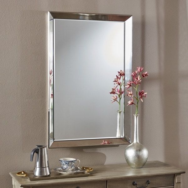 Most Up To Date Clear Wall Mirrors For Shop Merredin Rectangular Wall Mirrorchristopher Knight Home (View 7 of 15)