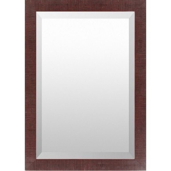 Natural Iron Rectangular Wall Mirrors Within Well Known Shop Miriam Wood Framed Large Size Rectangular Wall Mirror – 41" X  (View 13 of 15)