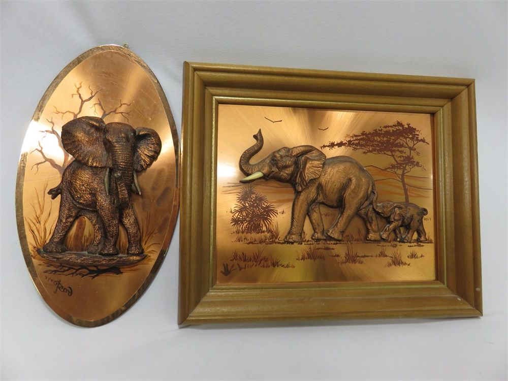 Newest 3 Dimensional Wall Art Pertaining To Transitional Design Online Auctions – 3 Dimensional Copper Elephant (View 7 of 15)