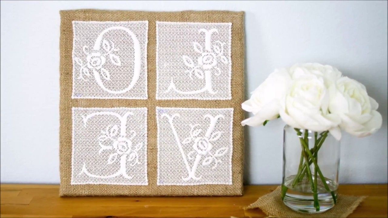 Newest Free Standing Lace Wall Art Project Using Hatch Embroidery Software Intended For Lace Wall Art (View 5 of 15)
