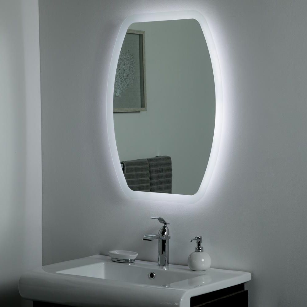 Newest Led Backlit Vanity Mirrors In Decor Wonderland 31.5 In. X 23.6 In (View 6 of 15)