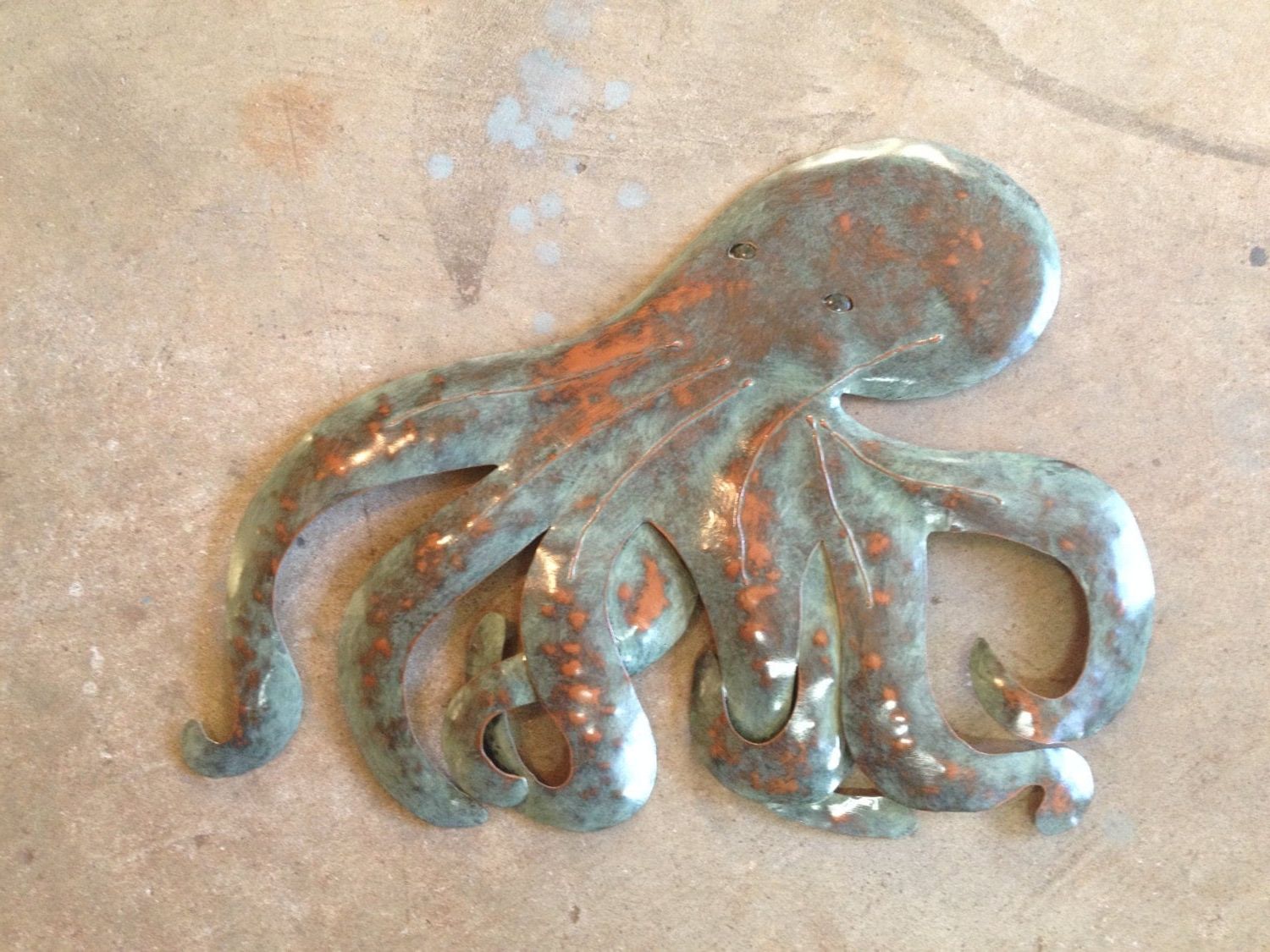 Octopus Metal Art Wall Sculpture Tropicalsallenbachfishart In Best And Newest Octopus Metal Wall Sculptures (View 8 of 15)