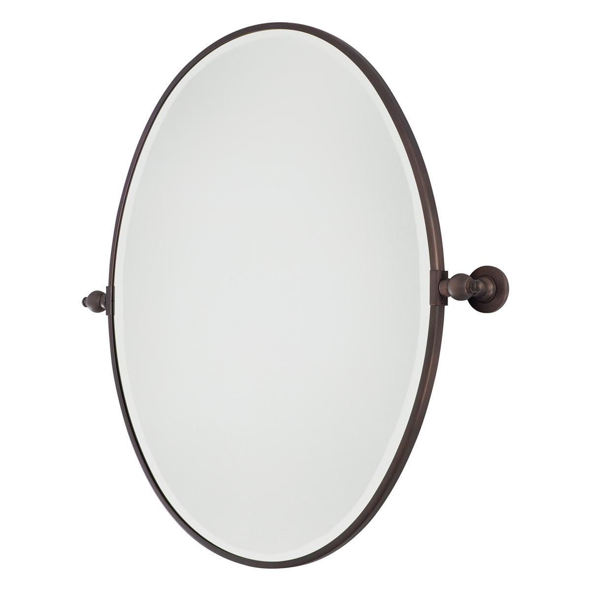 Oval Tilt Bathroom Mirror Large – 3 Finishes (with Images) (View 6 of 15)