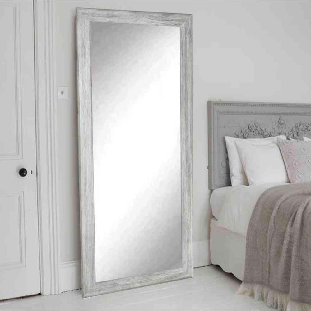 Popular Steel Gray Wall Mirrors Intended For Pinnacle Distressed Rope Round Weathered Gray Wall Mirror 1801  (View 12 of 15)