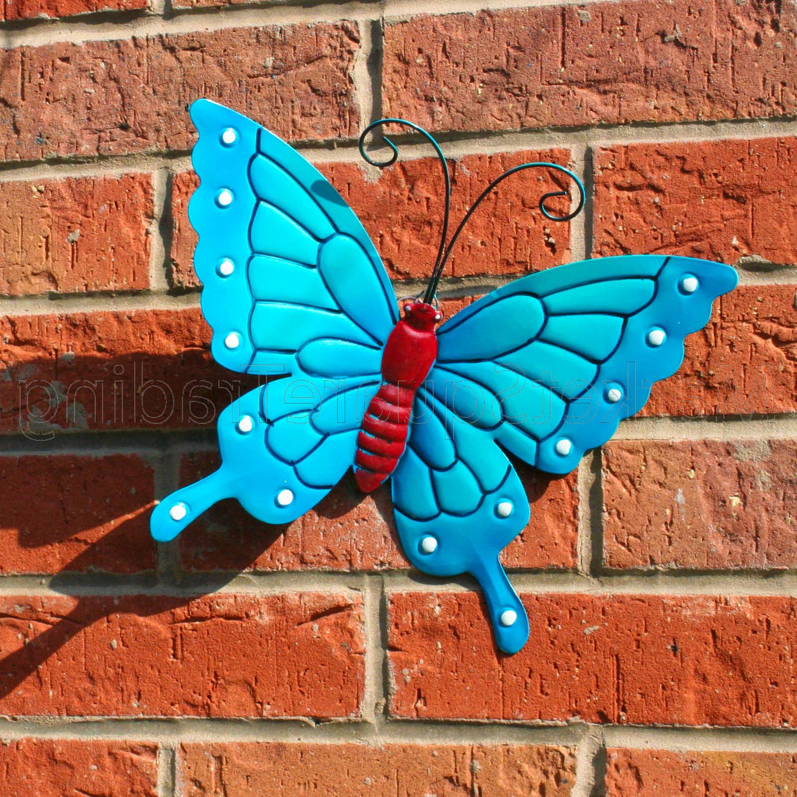 Recent Large Wall Decor Ornaments Inside Butterflies Garden Decoration Multi Coloured Metal Outdoor Butterfly Xl (View 6 of 15)