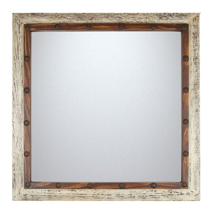 Recent Western Wall Mirrors Within High Sierra Mirror Mexican 36x36 In Western Rustic Wood Wall Clavos Two (View 15 of 15)
