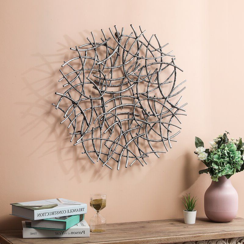 Round Metal Wall Art Regarding Well Known 17 Stories Abstract Round Metal Wall Décor (View 12 of 15)