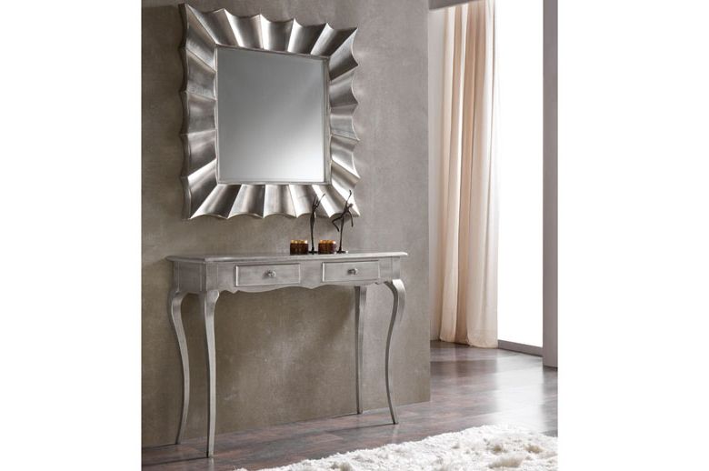 Silver Mirror │ Andreotti Furniture Cyprus │ Framed Mirrors Pertaining To Well Known Single Sided Polished Wall Mirrors (View 14 of 15)