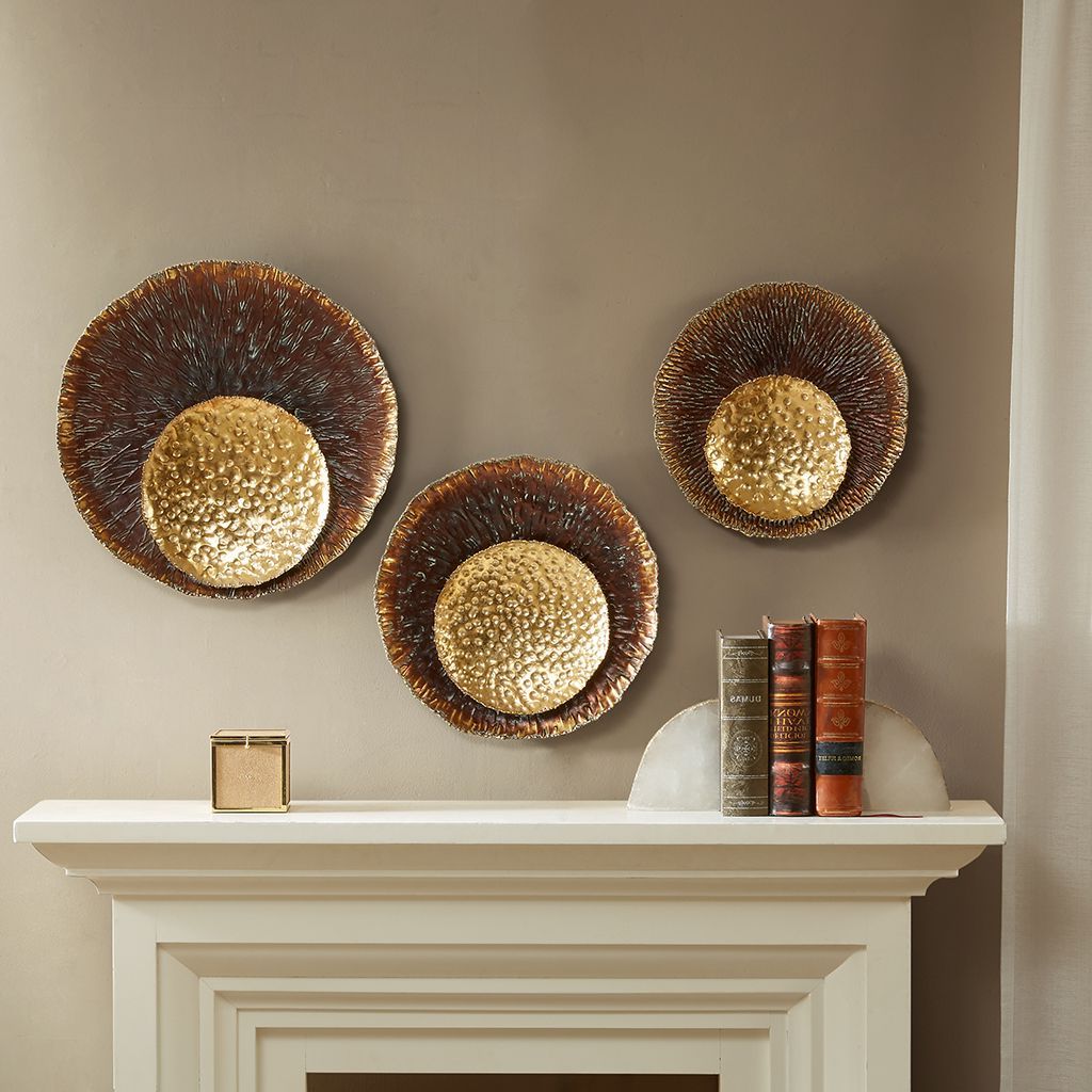 Solaris Statement Circle Wall Decor  Set Of  (View 13 of 15)