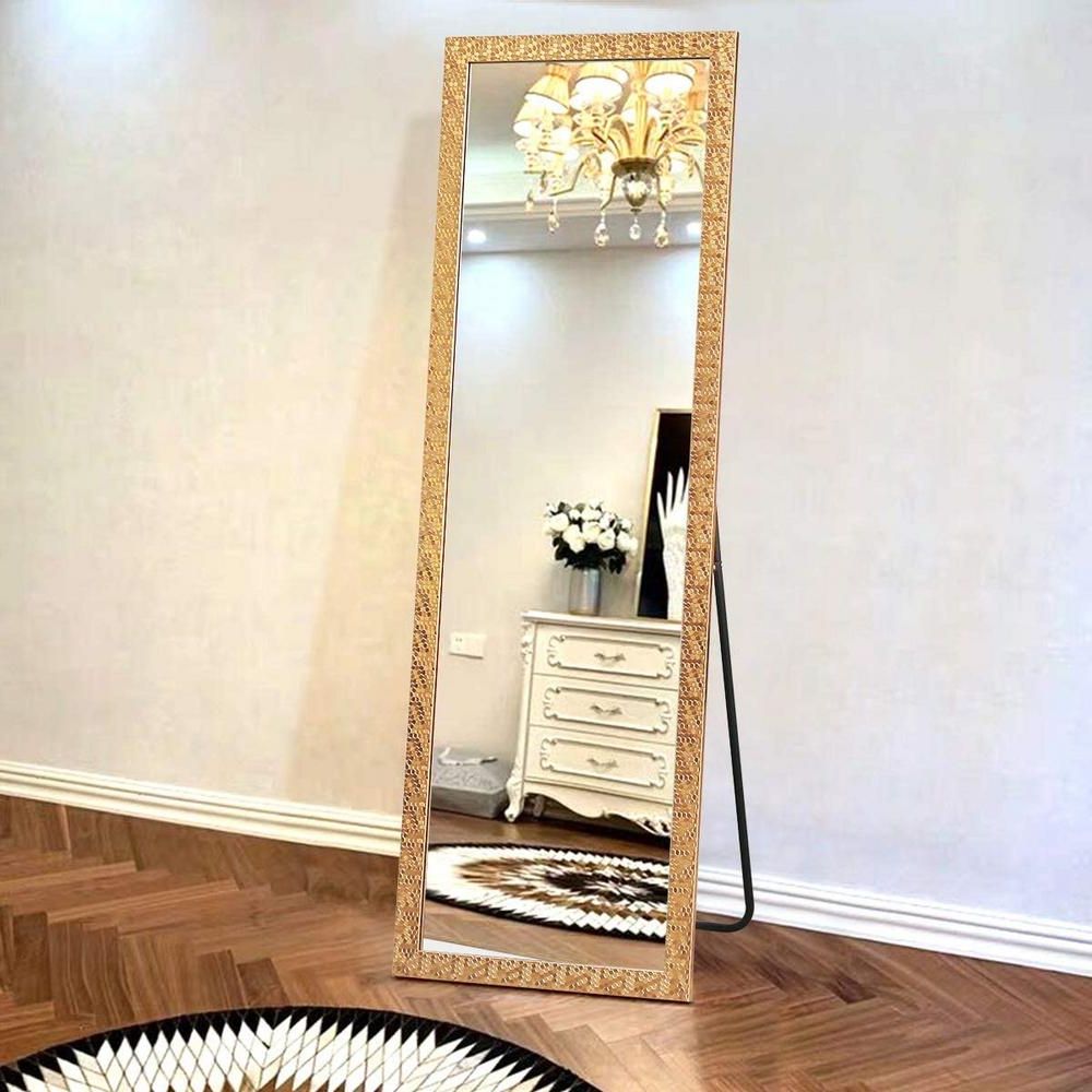 Sunburst Standing Makeup Mirrors In Most Current Full Length Standing Mirror,leaning Floor Mirror With Stand,full Body (View 8 of 15)