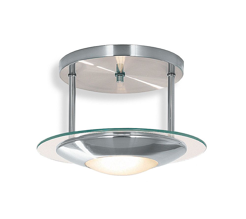 Suspended Button Ceiling Light Satin Chrome – Bi8607 Sc Intended For Well Known Ceiling Hung Satin Chrome Wall Mirrors (View 14 of 15)