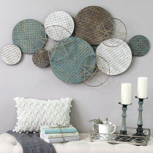 Textured Metallic Wall Art With Most Popular Woven Texture Metal Plate Wall Decor (View 5 of 15)