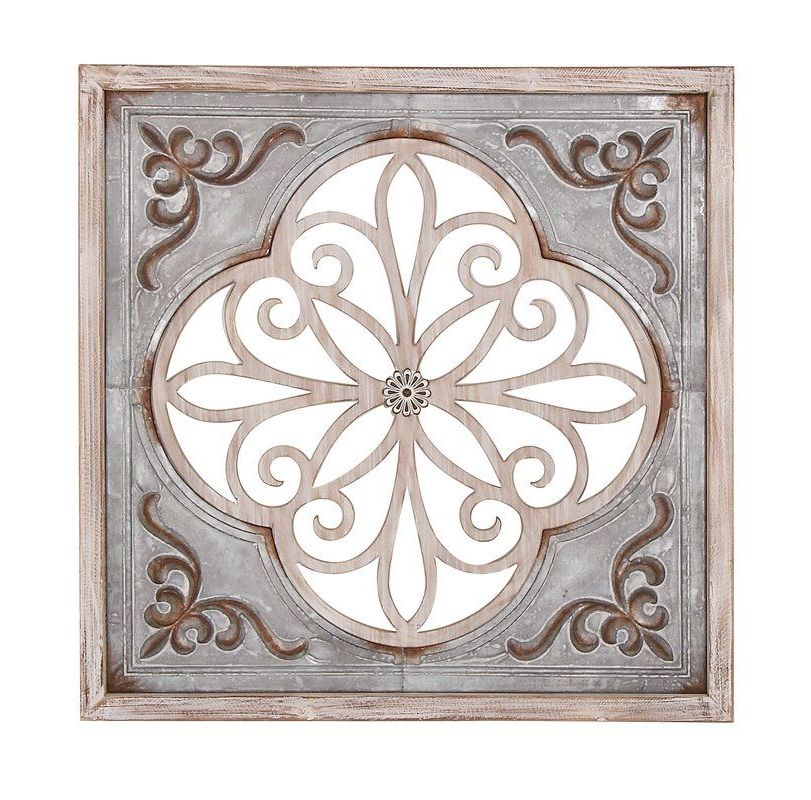 Traditional Wood Flourish Wall Décor (View 11 of 15)