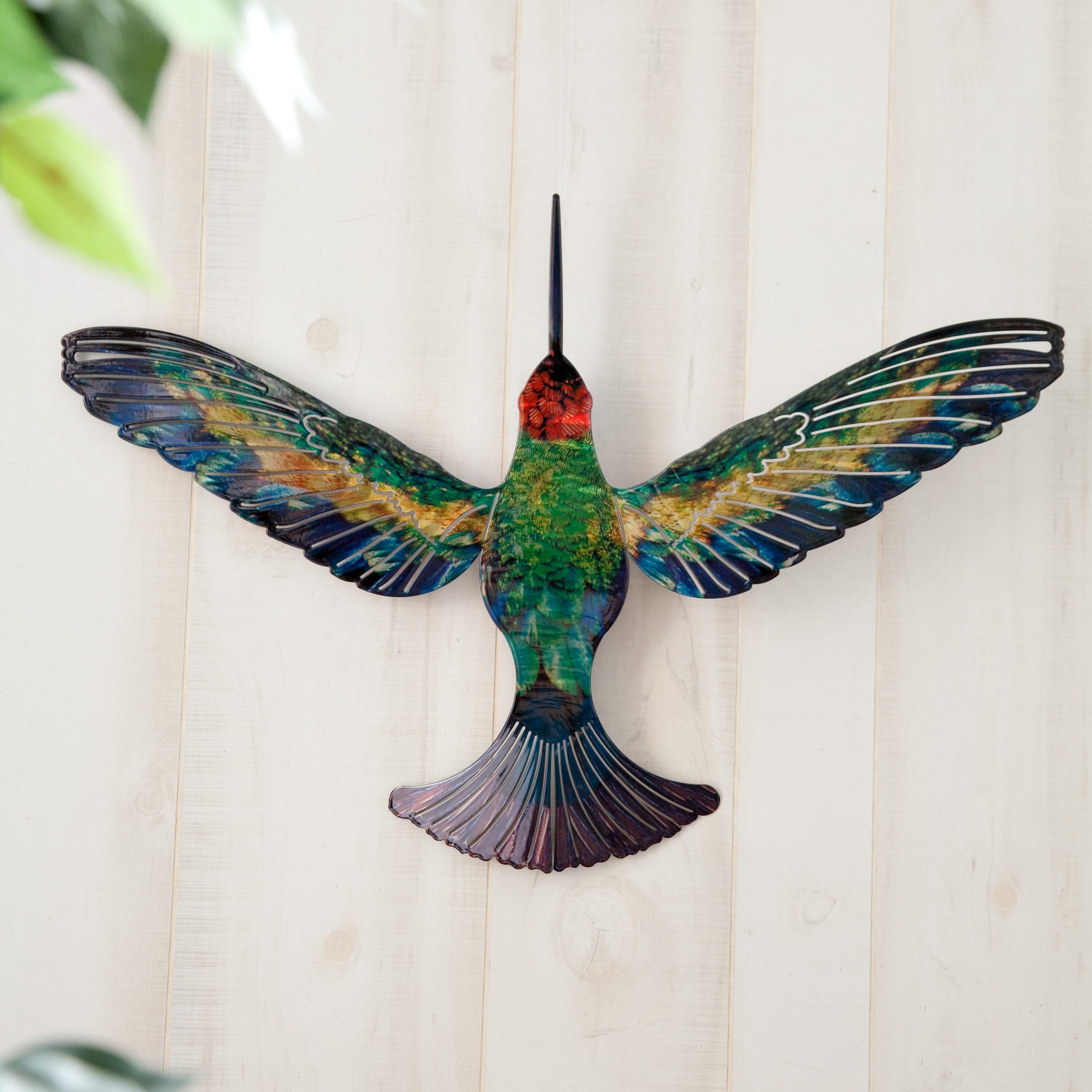 Trendy 3d Hummingbird Metal Outdoor Wall Art At Hayneedle With Regard To Birds Metal Wall Art (View 8 of 15)