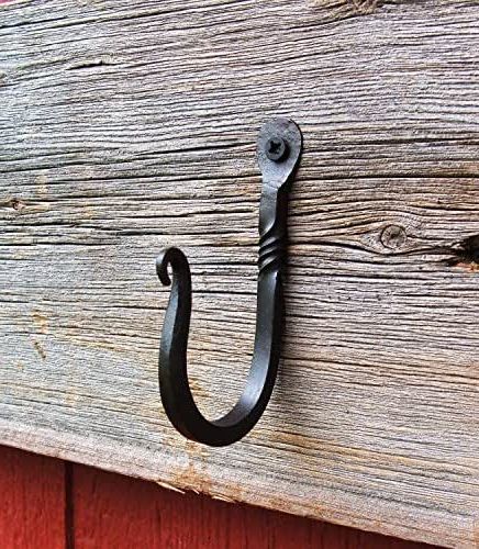 Trendy Amazon: Hand Forged Twisted Wall Hooks, Wrought Iron: Handmade Intended For Hand Forged Iron Wall Art (View 13 of 15)