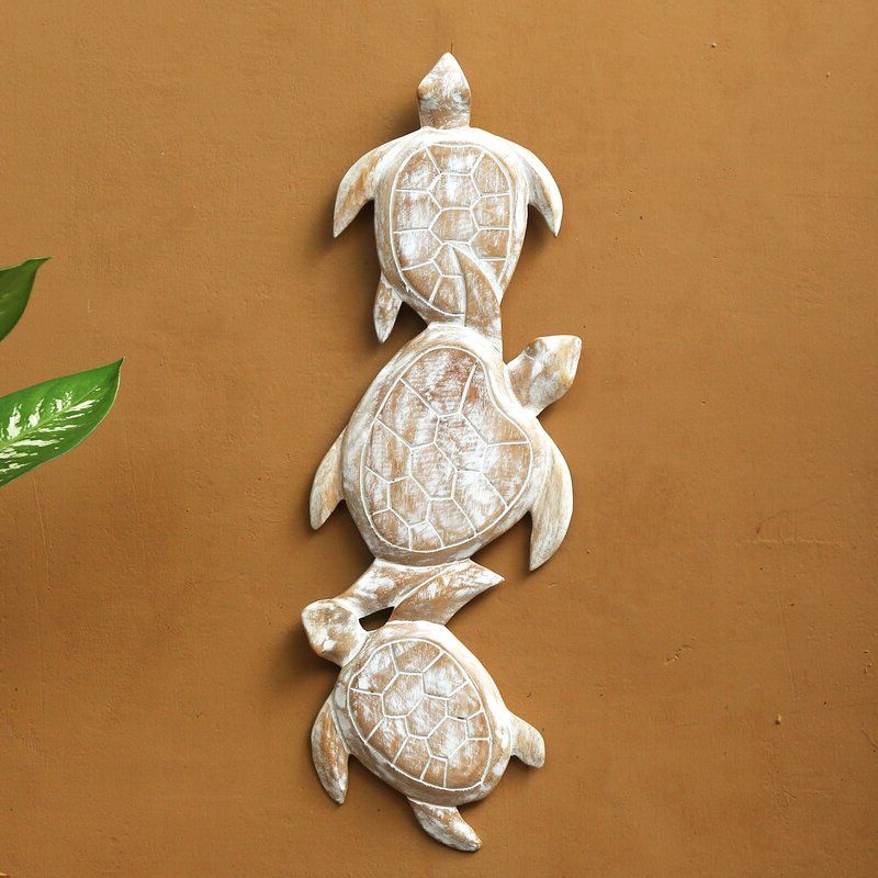 Trendy Highland Dunes Sea Turtle Trio Antiqued Wood Turtle Theme Relief Intended For Turtles Wall Art (View 2 of 15)