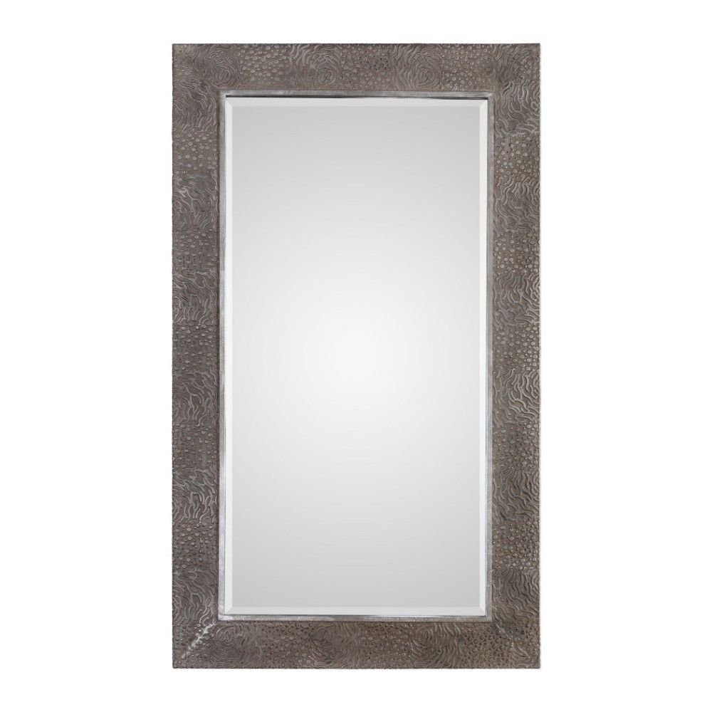 Uttermost Tigon Gray Wash Mirror Throughout Famous Gray Washed Wood Wall Mirrors (View 12 of 15)