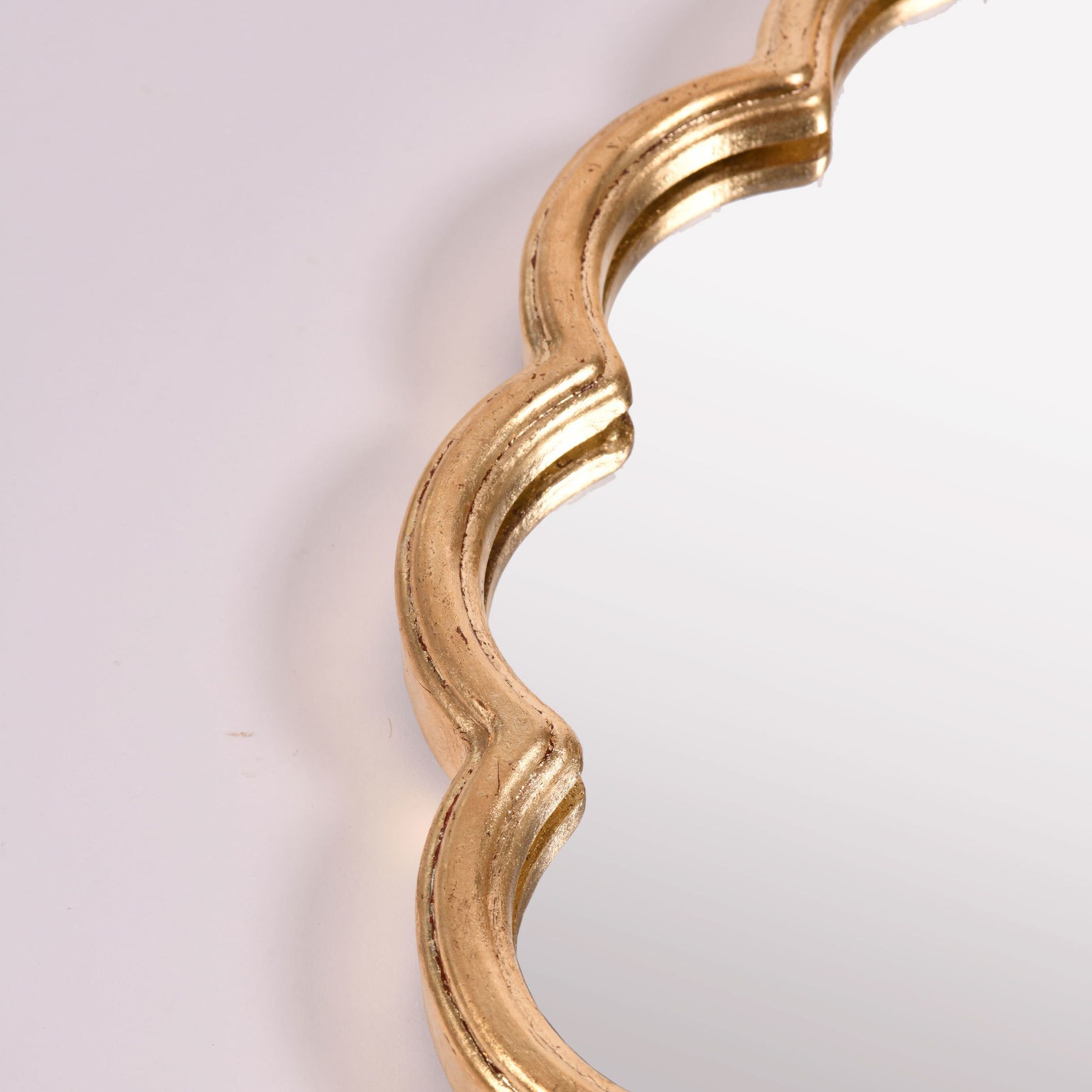 Valerie Wade In Gold Scalloped Wall Mirrors (View 9 of 15)