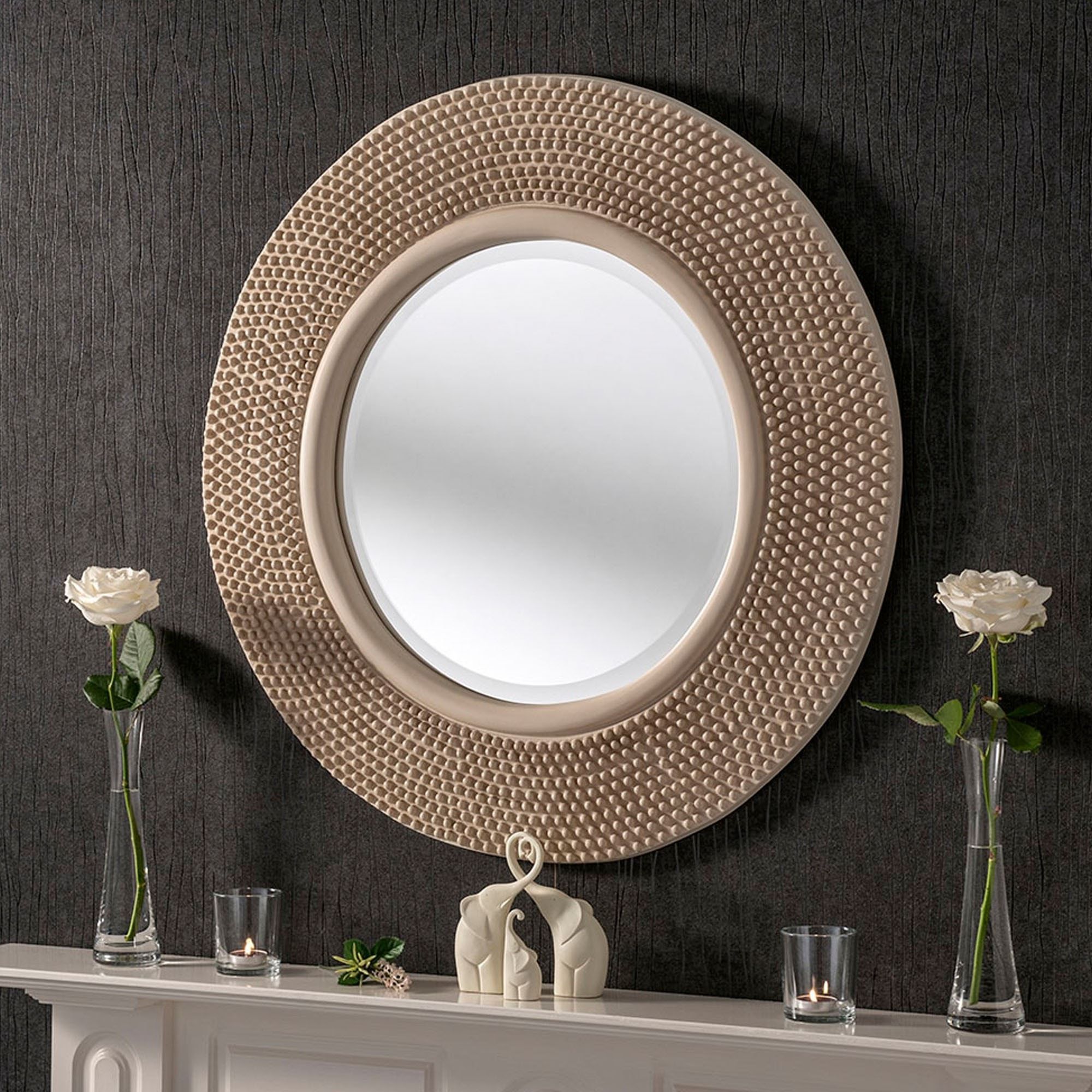 Wall Mirrors For Round Grid Wall Mirrors (View 2 of 15)