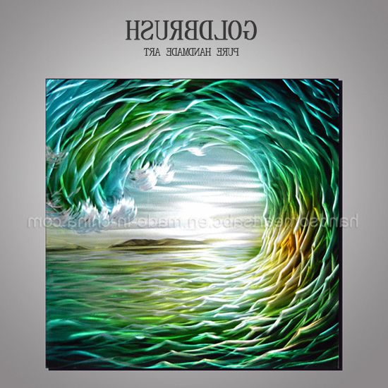 Well Known China Blue Ocean Waves 3d Effect Metal Wall Art For Decor – China Metal Throughout Ocean Waves Metal Wall Art (View 14 of 15)