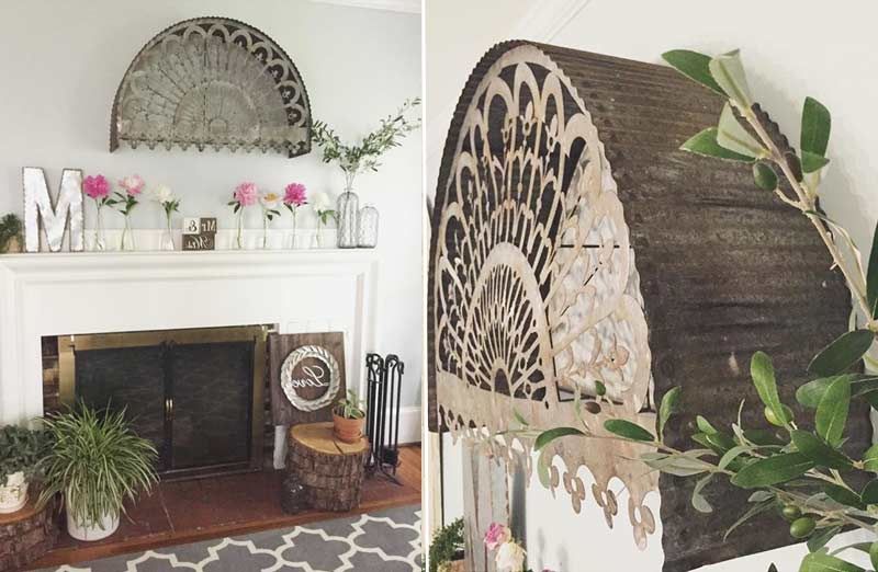 Well Known Filigree Screen Wall Art Within Metal Arch Wall Decor (View 10 of 15)