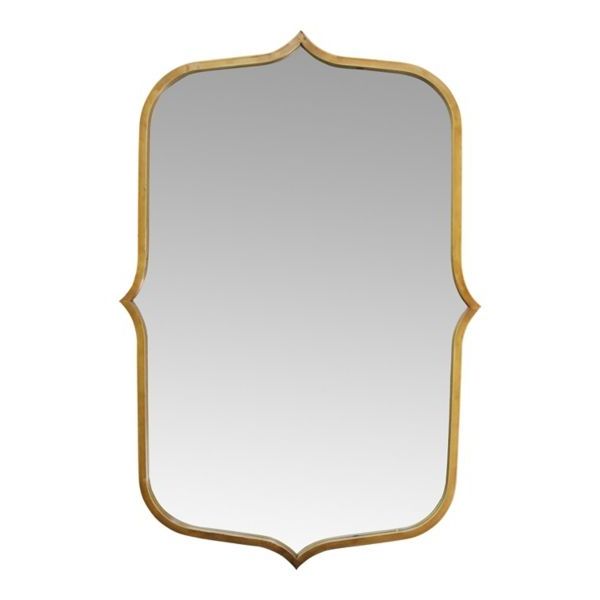 Well Known Gold Scallop Edge Mirror From Kirkland's (View 6 of 15)