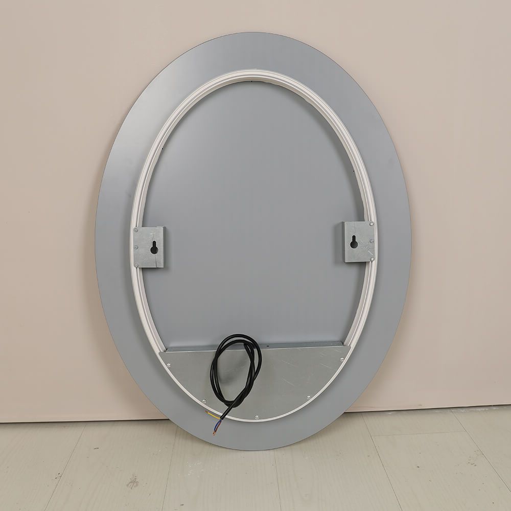 Well Known Oval Led Wall Mounted Mirror,rectangular Led Wall Mounted Mirror Wanted With Ceiling Hung Oval Mirrors (View 5 of 15)