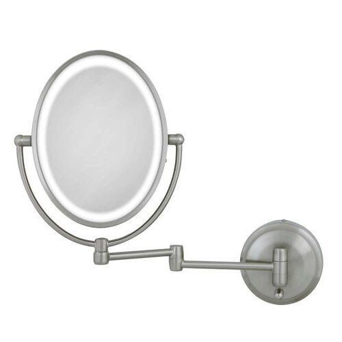 Well Known Zadro Cordless Dual Led Lighted Oval Wall Mount Mirror With 1x And 10x Throughout Back Lit Oval Led Wall Mirrors (View 12 of 15)