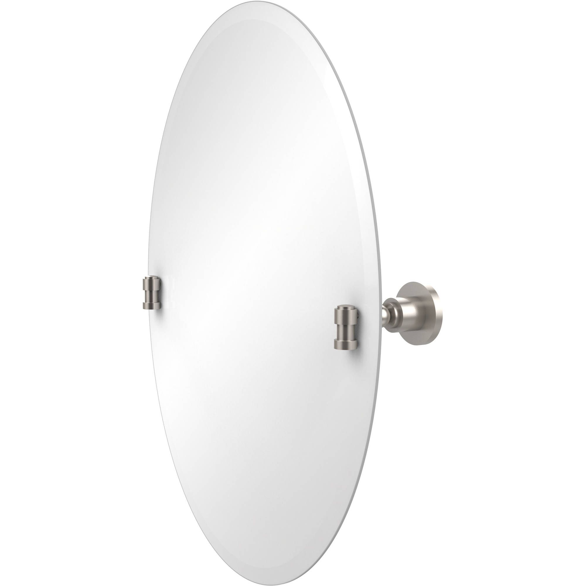 Well Liked Frameless Oval Tilt Mirror With Beveled Edge (build To Order) – Walmart Intended For Oval Frameless Led Wall Mirrors (View 14 of 15)
