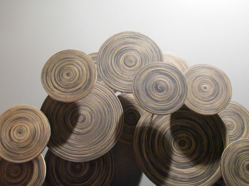 Well Liked Indonesian Round Disc Wall Sculpture At 1stdibs Pertaining To Round Gray Disc Metal Wall Art (View 6 of 15)