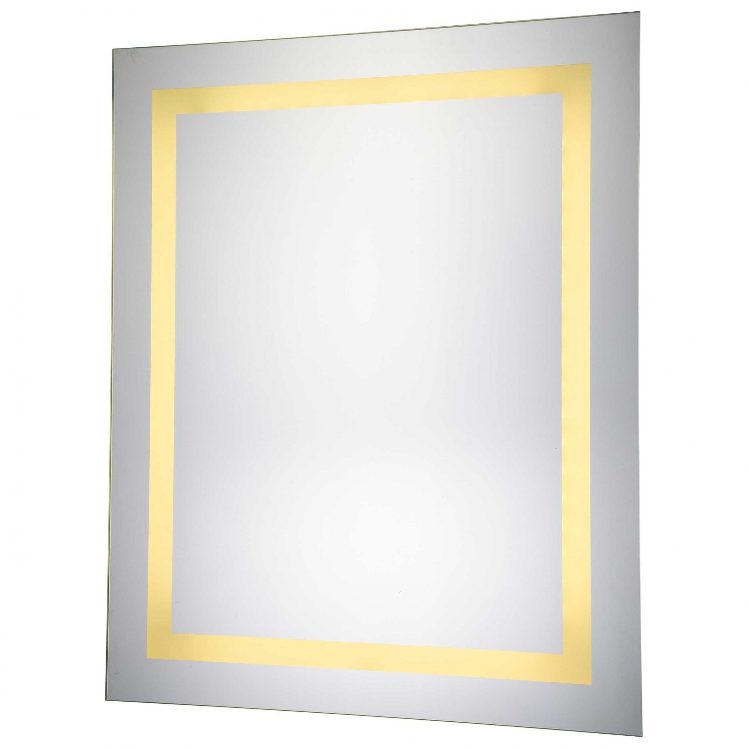 Widely Used Elegant Lighting Nova Glossy White 24'' W X 30''h 3000k Led Rectangular Throughout Glossy Red Wall Mirrors (View 12 of 15)