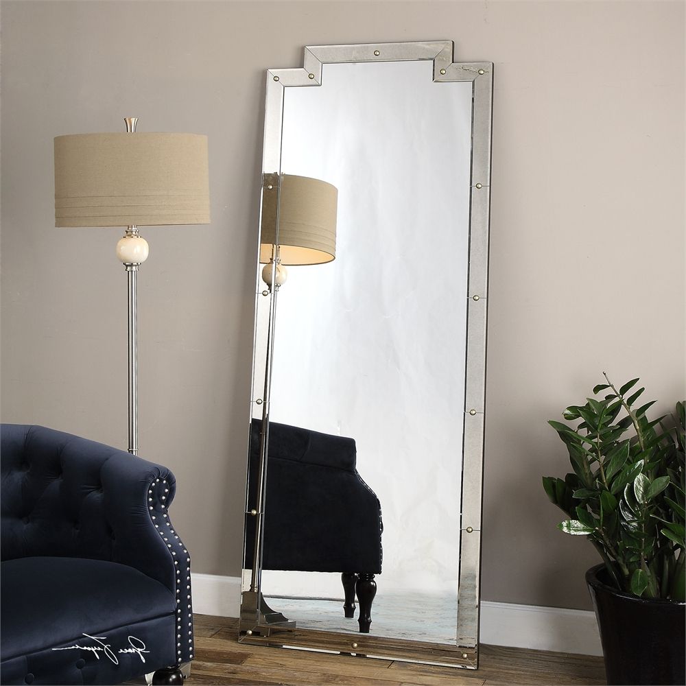 Widely Used Full Length Floor Mirrors With Modern Frameless Wall Floor Leaner Mirror Xl 76" Full Length Dressing (View 2 of 15)