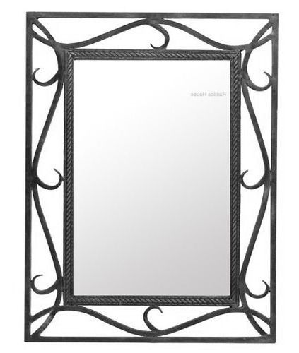 Widely Used Iron Mirror "sinaloa" (View 11 of 15)