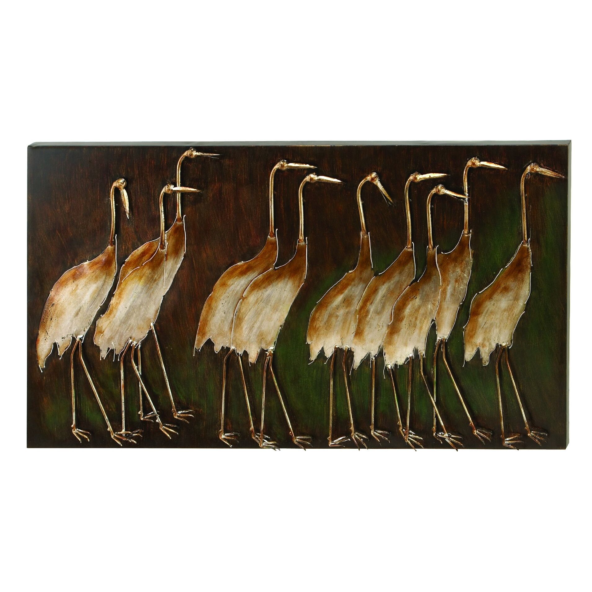 Woodland Imports Metal Bird Wall Décor & Reviews (View 9 of 15)