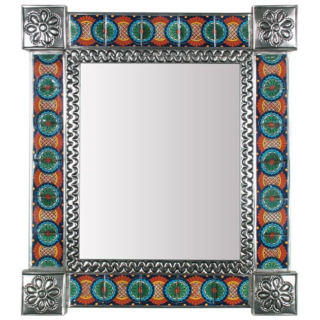 17 Best Mexican Wall Mirrors – Metal, Wood & Tile Images On Pinterest With Regard To Recent Tiled Wall Mirrors (View 11 of 15)