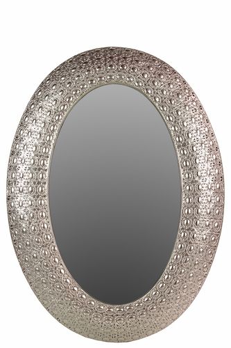 2019 Buy Truly Precious & Magnificent Oval Shaped Metal Mirror W/ Stunning Intended For Black Oval Cut Wall Mirrors (View 3 of 15)