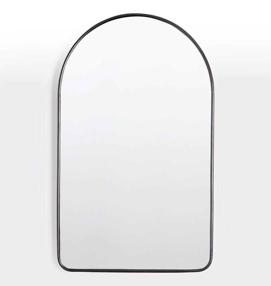 2020 Bronze Arch Top Wall Mirrors With Oil Rubbed Bronze Arched Metal Framed Mirror (View 11 of 15)