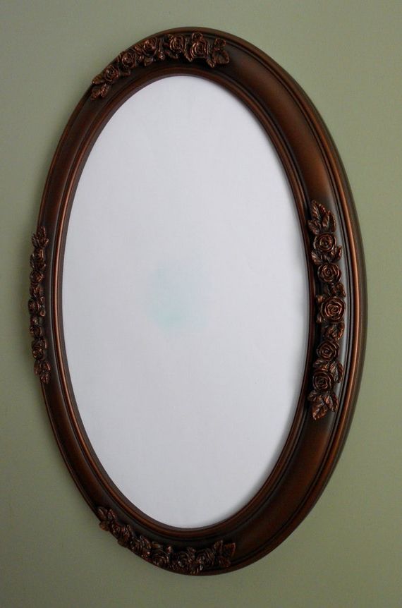 2020 Oval Mirror With Oil Rubbed Bronze Color Frame (View 8 of 15)