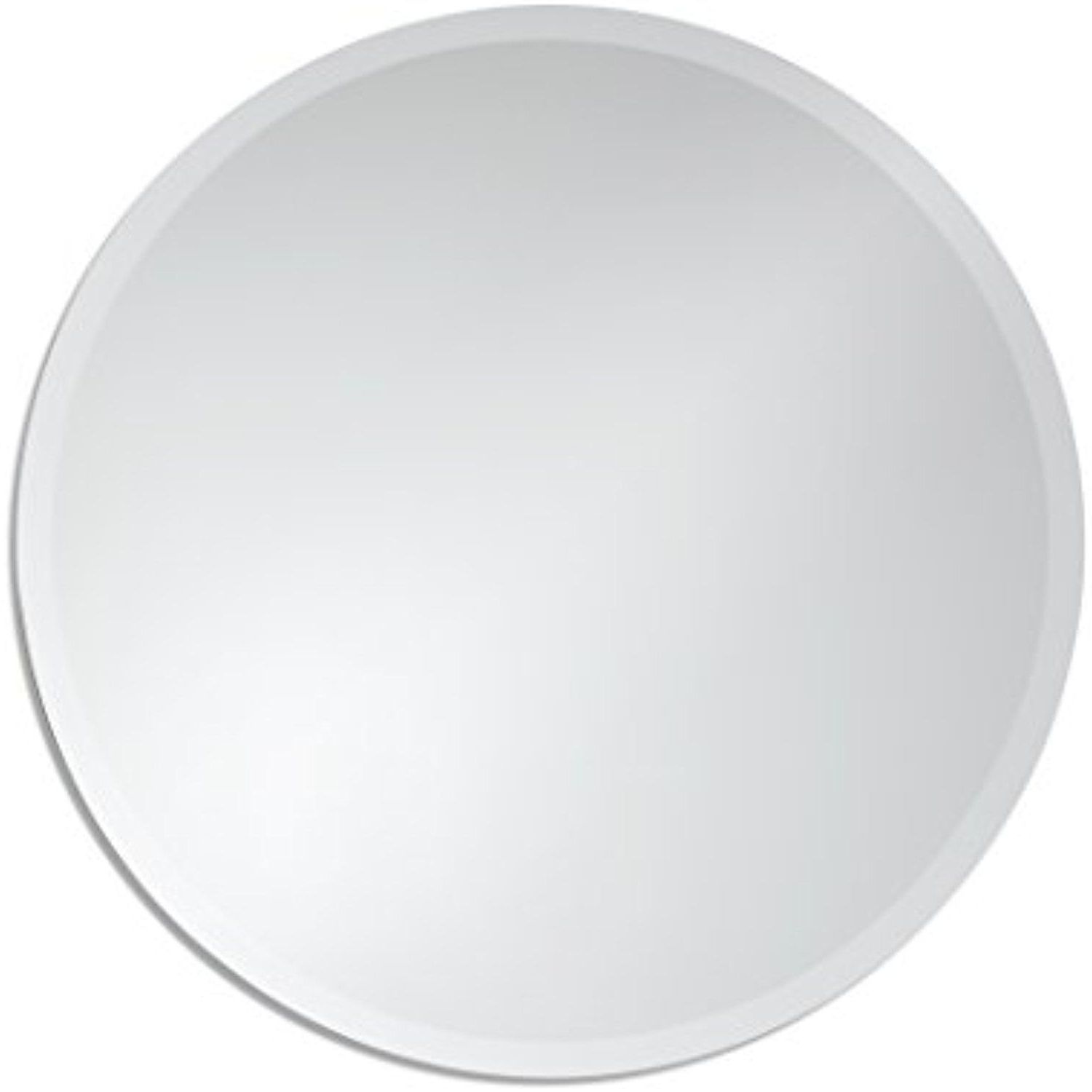 24 With Regard To Round Frameless Beveled Mirrors (View 15 of 15)