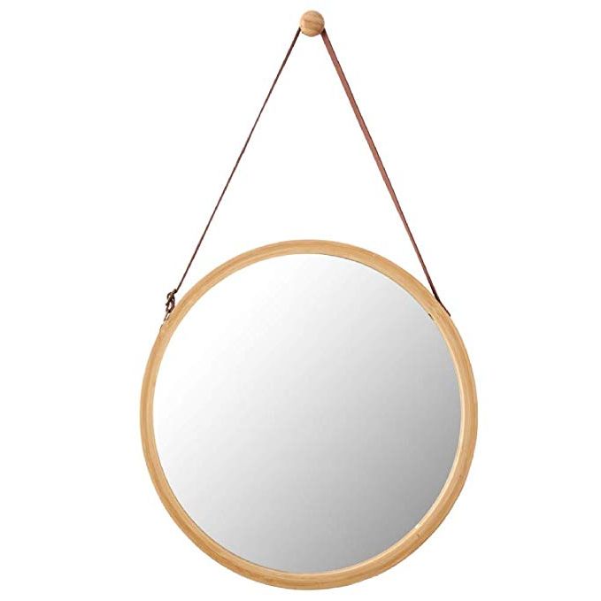 Amazon: Wilshine Small Round Wall Mirror For Bathroom Entryway Inside Fashionable Round Bathroom Wall Mirrors (View 7 of 15)