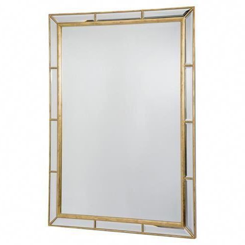 Antique Gold Cut Edge Wall Mirrors Pertaining To Best And Newest Regina Andrew Plaza Hollywood Antique Gold Beveled Rectangle Mirror (View 9 of 15)