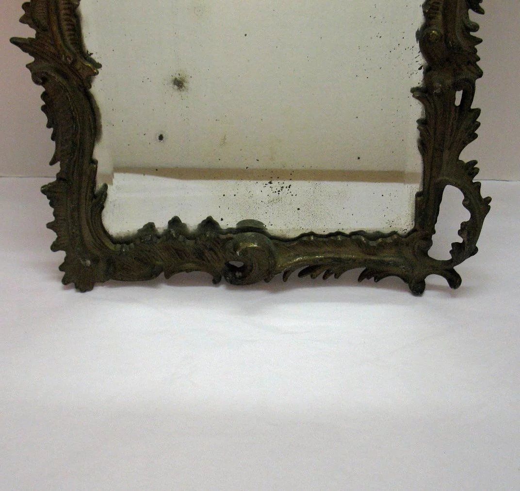 Antique Victorian Cast Iron Frame Beveled Wall Mirrornational Within Preferred Iron Frame Handcrafted Wall Mirrors (View 10 of 15)