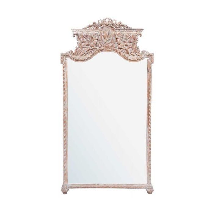 Antiqued Bronze Floor Mirrors With Widely Used Antique French Style Floor Mirror – Floor Standing Mirrors From (View 7 of 15)